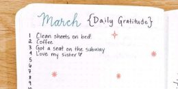Gratitude Journaling