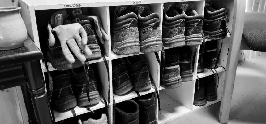 Volunteer gardening boots