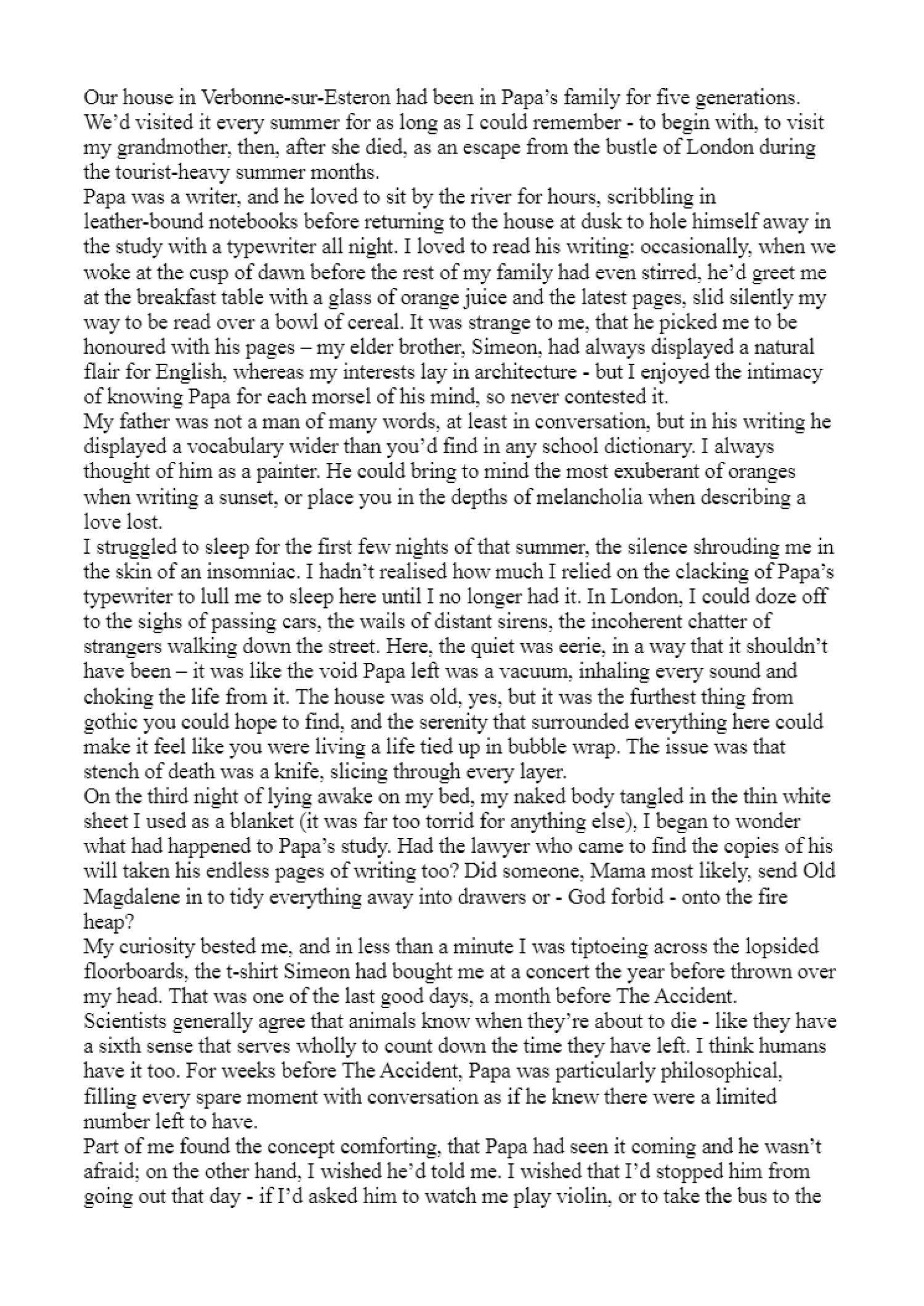 A chapter on grief 14 font docx1