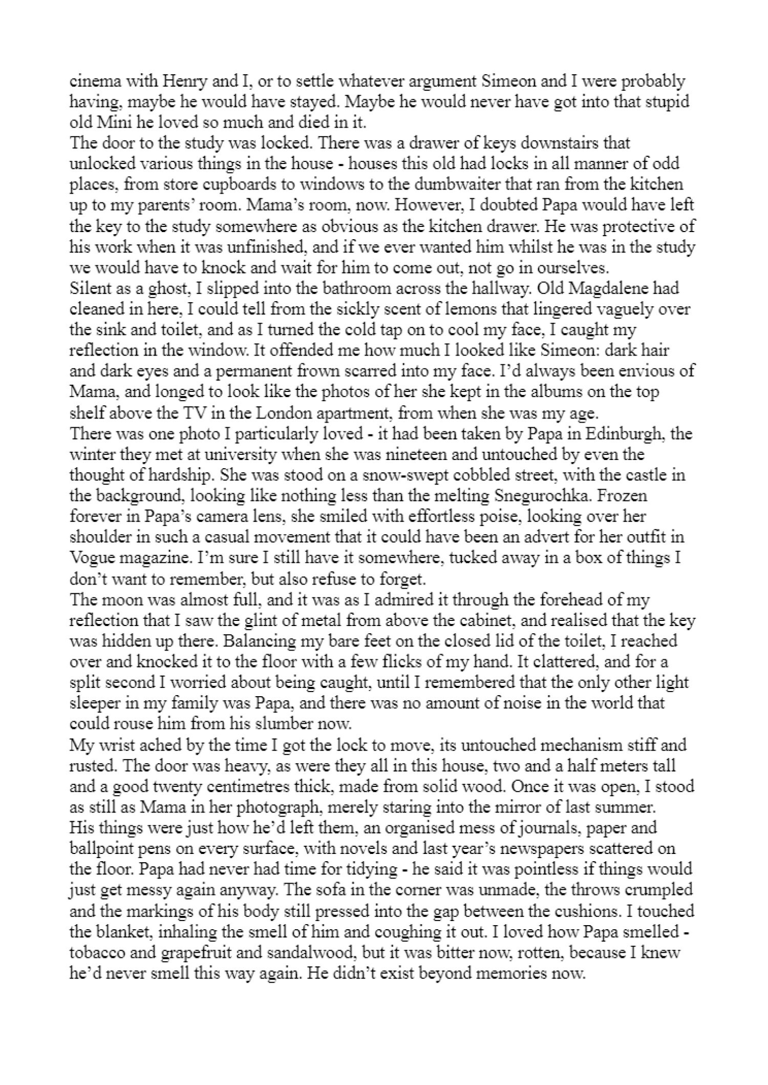 A chapter on grief 14 font docx2