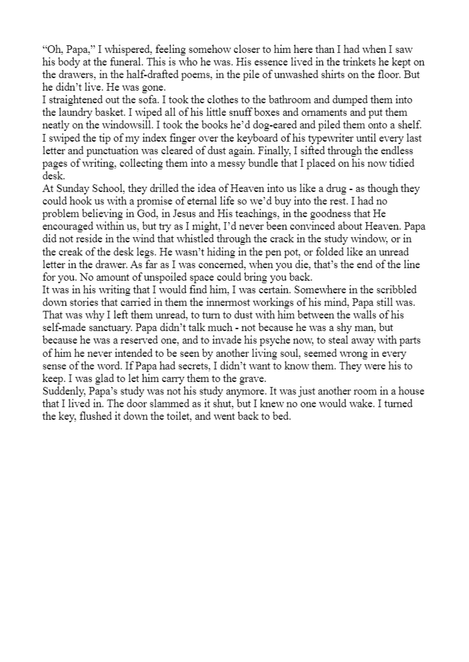 A chapter on grief 14 font docx3